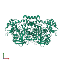 Pyridoxamine 5-phosphate-dependent dehydrase in PDB entry 3gr9, assembly 3, front view.
