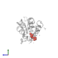 Modified residue CME in PDB entry 3gum, assembly 2, side view.