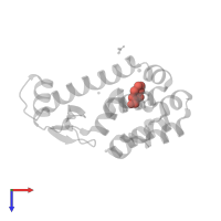 Modified residue CME in PDB entry 3gum, assembly 2, top view.