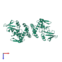 HTH dtxR-type domain-containing protein in PDB entry 3hrt, assembly 1, top view.