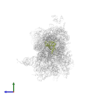 40S ribosomal protein S19 in PDB entry 3j7a, assembly 1, side view.