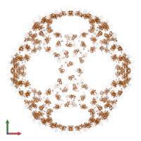 Ig-like domain-containing protein in PDB entry 3j7e, assembly 1, front view.