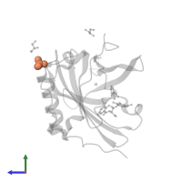 SULFATE ION in PDB entry 3k3l, assembly 1, side view.