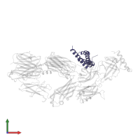 Staphylococcal complement inhibitor in PDB entry 3l3o, assembly 1, front view.