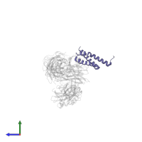 Staphylococcal complement inhibitor in PDB entry 3l3o, assembly 1, side view.