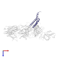 Staphylococcal complement inhibitor in PDB entry 3l3o, assembly 1, top view.