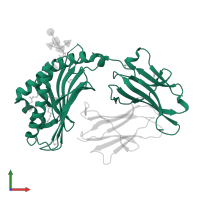 Ig-like domain-containing protein in PDB entry 3l9r, assembly 4, front view.