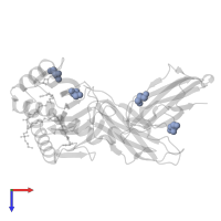 GLYCEROL in PDB entry 3l9r, assembly 4, top view.