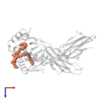 (1S)-2-{[(S)-(2-aminoethoxy)(hydroxy)phosphoryl]oxy}-1-[(octadecanoyloxy)methyl]ethyl (9Z)-octadec-9-enoate in PDB entry 3l9r, assembly 4, top view.