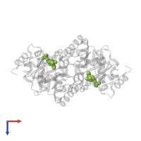 6-HYDROXYURIDINE-5'-PHOSPHATE in PDB entry 3m1z, assembly 1, top view.