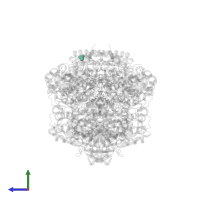 ACETATE ION in PDB entry 3m2v, assembly 1, side view.