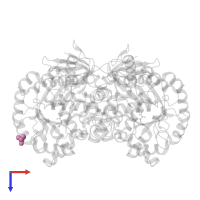 GLYCEROL in PDB entry 3mdw, assembly 6, top view.