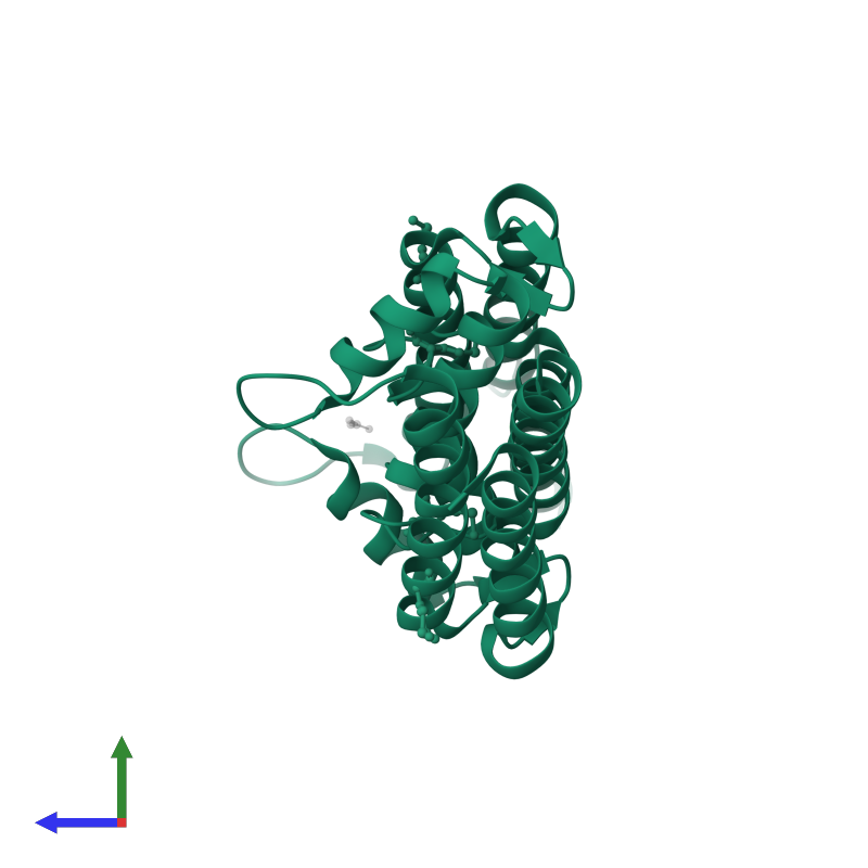 DUF5618 domain-containing protein in PDB entry 3mfn, assembly 1, side view.