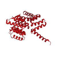 The deposited structure of PDB entry 3mkr contains 1 copy of CATH domain 1.25.40.10 (Serine Threonine Protein Phosphatase 5, Tetratricopeptide repeat) in Coatomer subunit epsilon. Showing 1 copy in chain A.