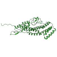 The deposited structure of PDB entry 3mkr contains 1 copy of Pfam domain PF06957 (Coatomer (COPI) alpha subunit C-terminus) in Coatomer subunit alpha. Showing 1 copy in chain B.