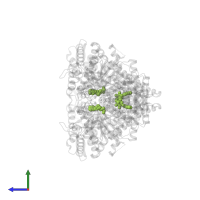 N-({(2E)-2-[(4-methylphenyl)methylidene]hydrazino}carbonothioyl)-beta-D-glucopyranosylamine in PDB entry 3ms2, assembly 1, side view.