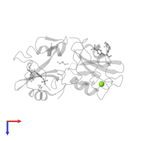 MAGNESIUM ION in PDB entry 3n84, assembly 5, top view.