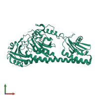 Bacteriophytochrome in PDB entry 3nou, assembly 1, front view.
