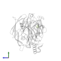 SULFATE ION in PDB entry 3nsc, assembly 1, side view.
