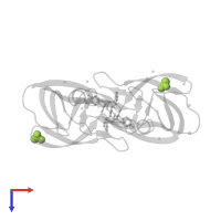 ACETATE ION in PDB entry 3nu5, assembly 1, top view.