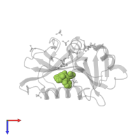 5-[(1Z)-2-(2-methoxyphenyl)-3-methylbut-1-en-1-yl]furo[2,3-d]pyrimidine-2,4-diamine in PDB entry 3nxo, assembly 1, top view.