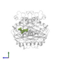 GLUTATHIONE in PDB entry 3ob7, assembly 1, side view.