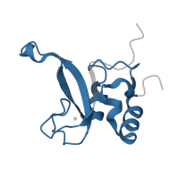 The deposited structure of PDB entry 3odc contains 2 copies of Pfam domain PF00645 (Poly(ADP-ribose) polymerase and DNA-Ligase Zn-finger region) in Poly [ADP-ribose] polymerase 1, processed N-terminus. Showing 1 copy in chain B.