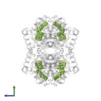 NICOTINAMIDE-ADENINE-DINUCLEOTIDE in PDB entry 3oey, assembly 1, side view.