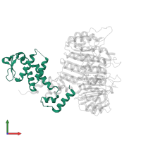 SKP1-like protein 1A in PDB entry 3ogl, assembly 1, front view.