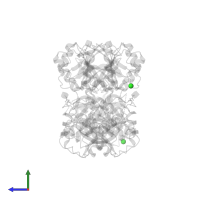 CHLORIDE ION in PDB entry 3olz, assembly 2, side view.