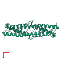 Thyroid hormone-inducible hepatic protein in PDB entry 3ont, assembly 1, top view.