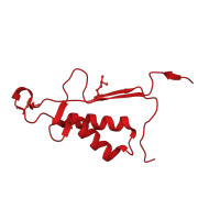 The deposited structure of PDB entry 3p4u contains 2 copies of CATH domain 3.30.70.1470 (Alpha-Beta Plaits) in Caspase-6 subunit p11. Showing 1 copy in chain B.