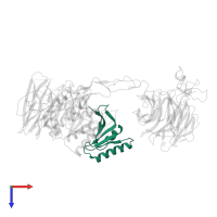 Proprotein convertase subtilisin/kexin type 9 in PDB entry 3p5b, assembly 1, top view.