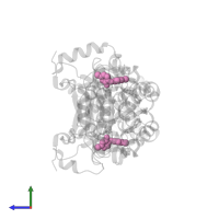 TRICLOSAN in PDB entry 3pjf, assembly 1, side view.