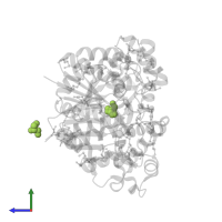 GLYCEROL in PDB entry 3pnx, assembly 1, side view.