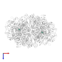 Iodomethane in PDB entry 3pot, assembly 1, top view.