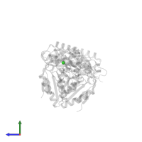CHLORIDE ION in PDB entry 3q12, assembly 1, side view.