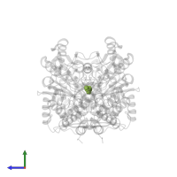 4-oxobutanoic acid in PDB entry 3q8n, assembly 1, side view.
