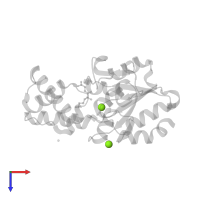 MAGNESIUM ION in PDB entry 3quq, assembly 1, top view.