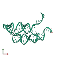 PDB entry 3suy coloured by chain, front view.