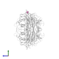 PHOSPHATE ION in PDB entry 3sxx, assembly 3, side view.