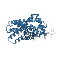 The deposited structure of PDB entry 3tdx contains 5 copies of Pfam domain PF01226 (Formate/nitrite transporter) in Formate/nitrite transporter. Showing 1 copy in chain C.