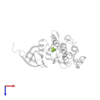 SULFATE ION in PDB entry 3tkh, assembly 1, top view.
