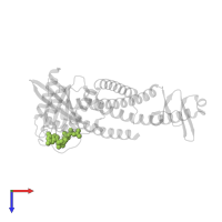 GUANOSINE-5'-TRIPHOSPHATE in PDB entry 3tkl, assembly 1, top view.