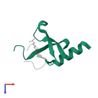 Chromobox protein homolog 3 in PDB entry 3tzd, assembly 1, top view.