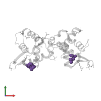 Modified residue MSE in PDB entry 3u21, assembly 1, front view.