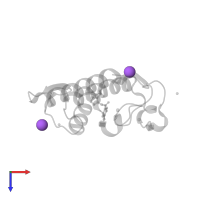 SODIUM ION in PDB entry 3u8i, assembly 1, top view.