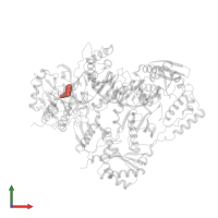 Modified residue ATM in PDB entry 3v4i, assembly 1, front view.