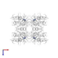 GLYCEROL in PDB entry 3v80, assembly 1, top view.