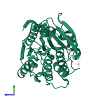 Alpha/beta hydrolase fold-3 domain-containing protein in PDB entry 3v9a, assembly 1, side view.